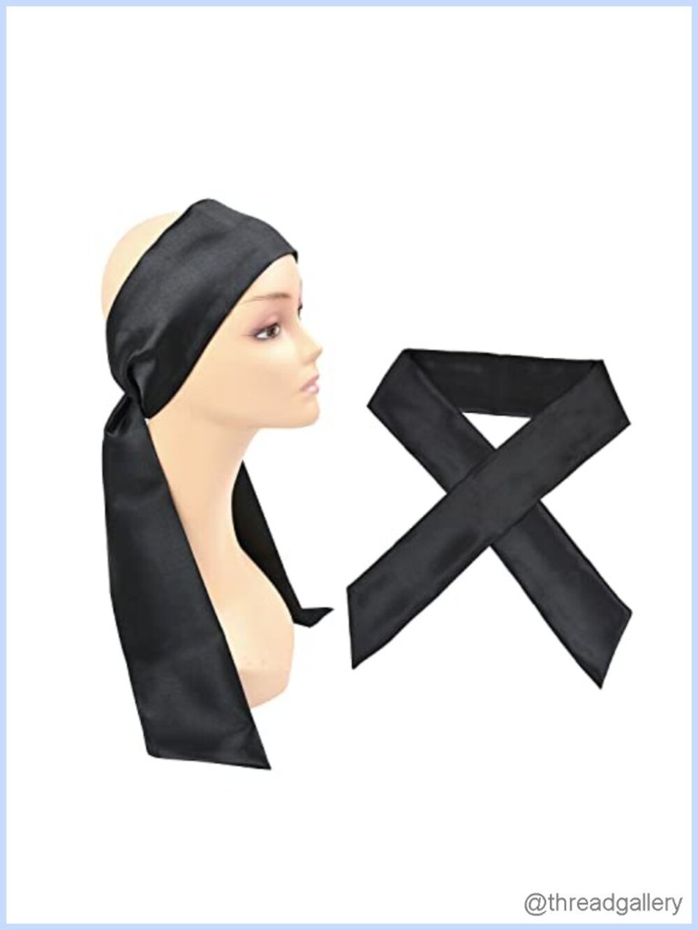 Satin Wig Grip Band Headband for Lace Front Wigs Yoga Makeup